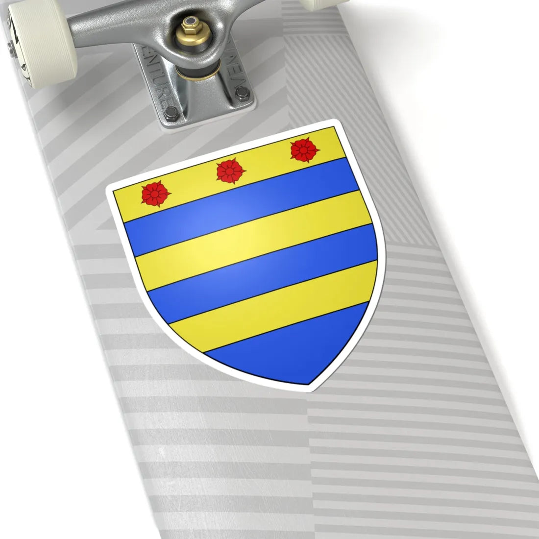 Armoiries Jean de Berwart (Luxembourg) (Coat of Arms) STICKER Vinyl Kiss-Cut Decal - The Sticker Space