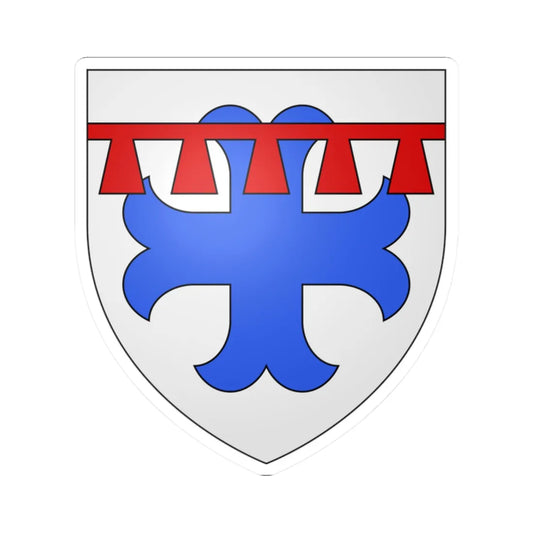 Armoiries Jean dEll (Luxembourg) (Coat of Arms) STICKER Vinyl Kiss-Cut Decal 2 Inch White - The Sticker Space