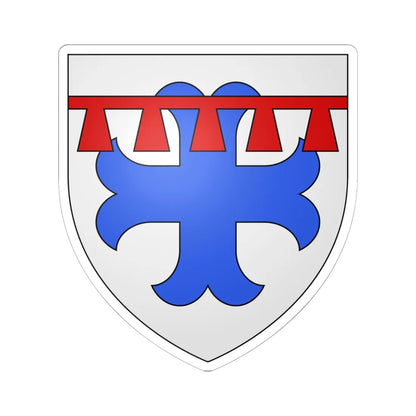 Armoiries Jean dEll (Luxembourg) (Coat of Arms) STICKER Vinyl Kiss-Cut Decal 6 Inch White - The Sticker Space