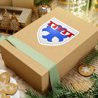 Armoiries Jean dEll (Luxembourg) (Coat of Arms) STICKER Vinyl Kiss-Cut Decal - The Sticker Space