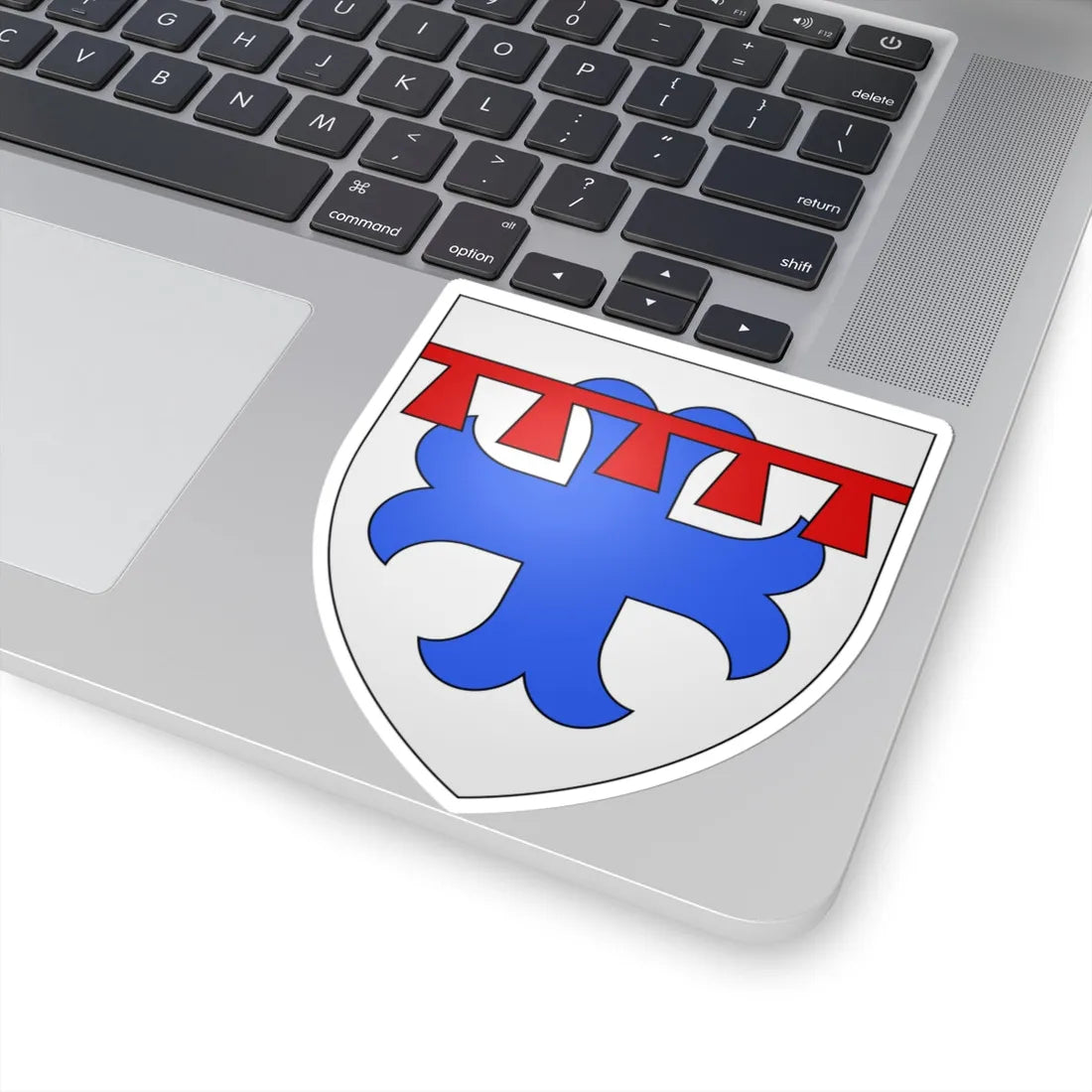 Armoiries Jean dEll (Luxembourg) (Coat of Arms) STICKER Vinyl Kiss-Cut Decal - The Sticker Space