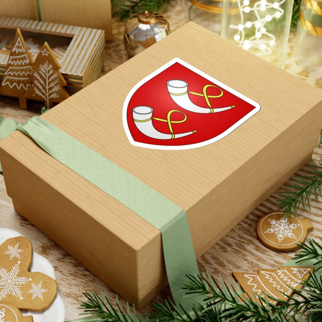 Armoiries Laudolff de Bitbourg (Luxembourg) (Coat of Arms) STICKER Vinyl Kiss-Cut Decal - The Sticker Space