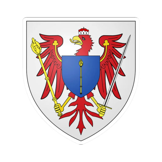 Armoiries électeur Brandebourg (Germany) (Coat of Arms) STICKER Vinyl Kiss-Cut Decal 2 Inch White - The Sticker Space