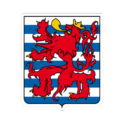 Armoiries Luxembourg province (Belgium) (Coat of Arms) STICKER Vinyl Kiss-Cut Decal 3 Inch White - The Sticker Space