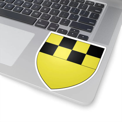 Armoiries Mohr de Wald (Luxembourg) (Coat of Arms) STICKER Vinyl Kiss-Cut Decal - The Sticker Space