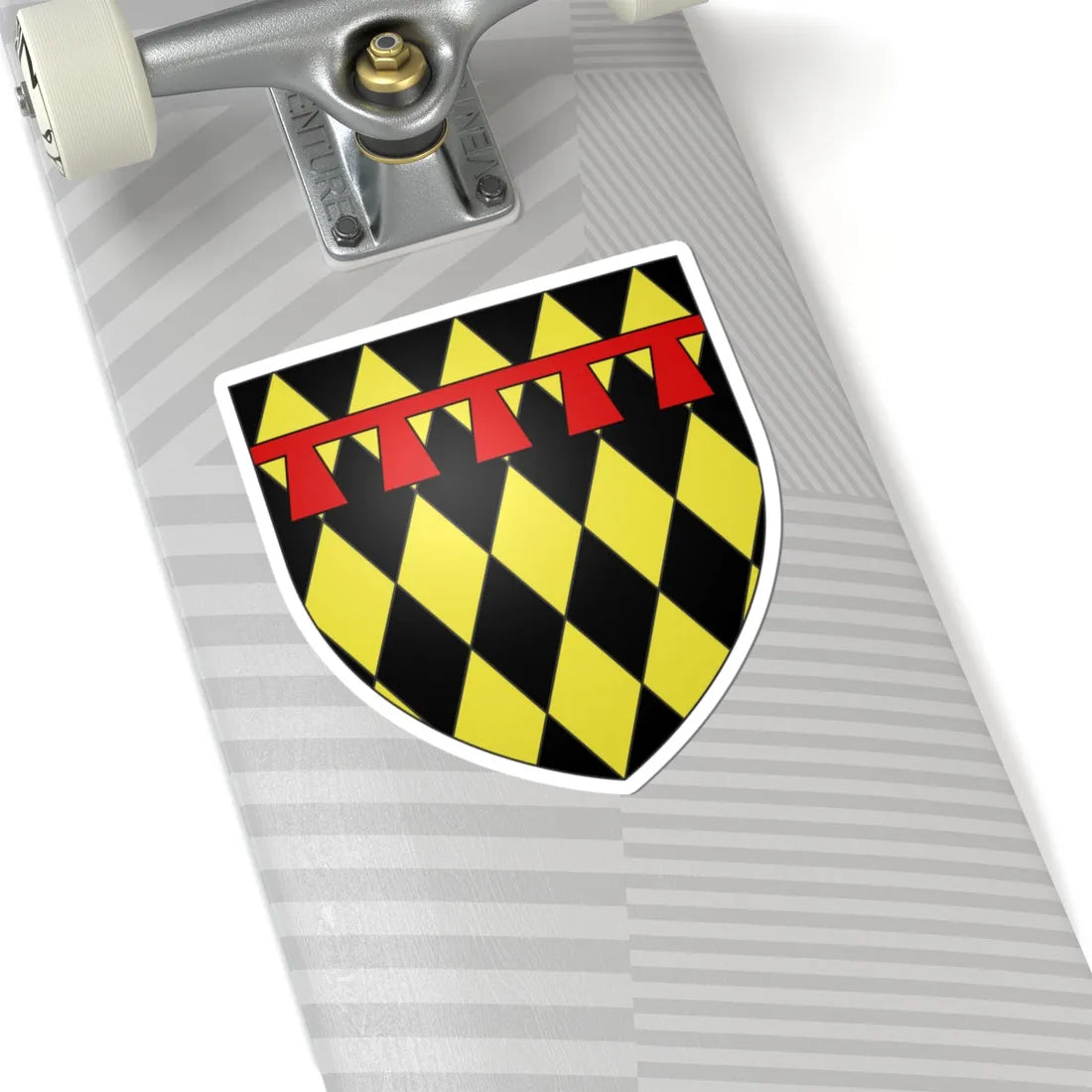 Armoiries Muhl dUlmen (Luxembourg) (Coat of Arms) STICKER Vinyl Kiss-Cut Decal - The Sticker Space