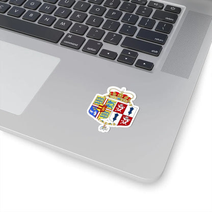 Armoiries Princesse Alexandra Danemark1995-2005 (Denmark) (Coat of Arms) STICKER Vinyl Kiss-Cut Decal - The Sticker Space