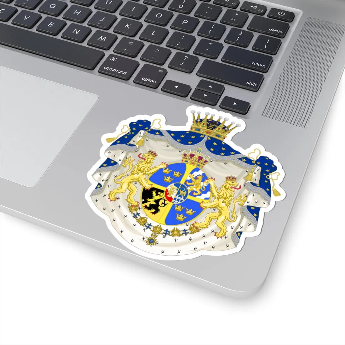 Armoiries Princesse Victoria de Suède (Sweden) (Coat of Arms) STICKER Vinyl Kiss-Cut Decal - The Sticker Space