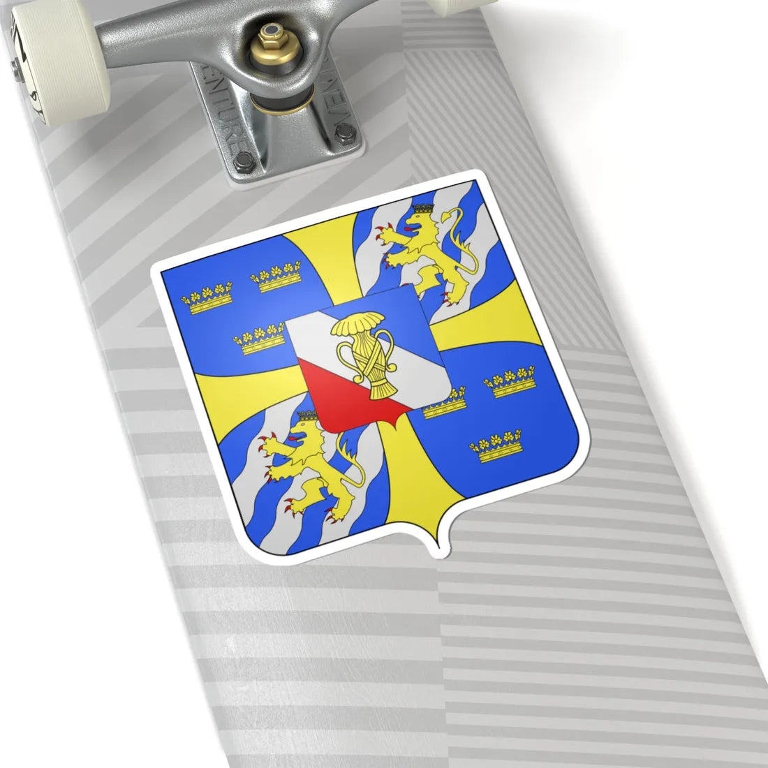 Armoiries rois Vasa de Suède (Sweden) (Coat of Arms) STICKER Vinyl Kiss-Cut Decal - The Sticker Space