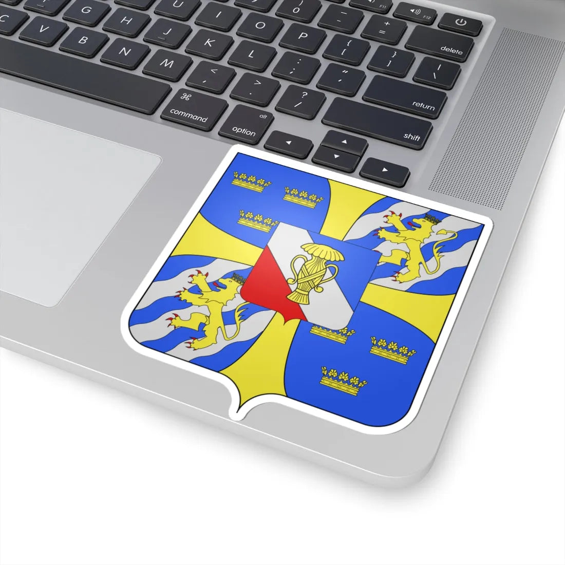 Armoiries rois Vasa de Suède (Sweden) (Coat of Arms) STICKER Vinyl Kiss-Cut Decal - The Sticker Space