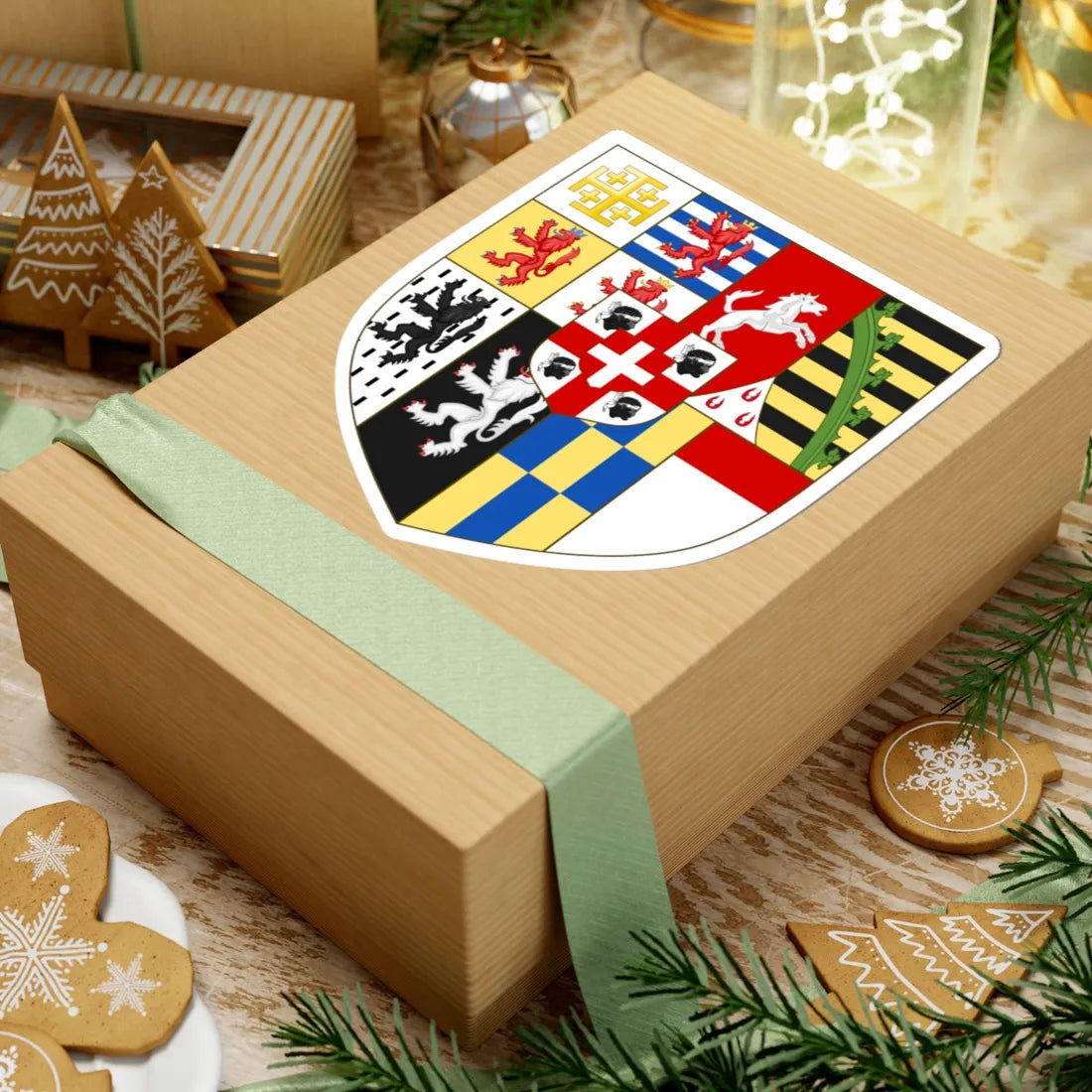 Armoiries Sardaigne 1720 (Armenia) (Coat of Arms) STICKER Vinyl Kiss-Cut Decal - The Sticker Space