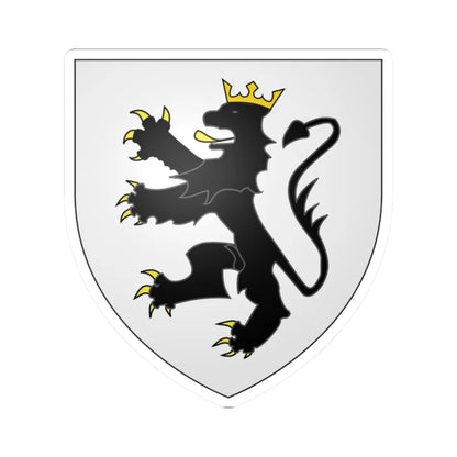 Armoiries seigneurs dAnsembourg 2 (Luxembourg) (Coat of Arms) STICKER Vinyl Kiss-Cut Decal 2 Inch White - The Sticker Space