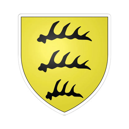 Armoiries Wurtemberg (Germany) (Coat of Arms) STICKER Vinyl Kiss-Cut Decal 6 Inch White - The Sticker Space