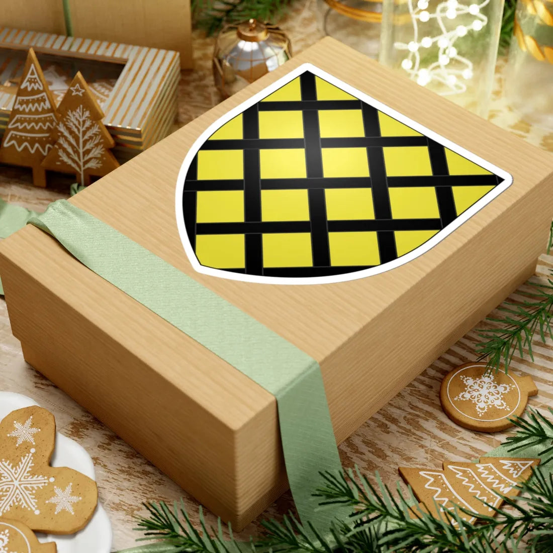 Armoiries Wyhe (Luxembourg) (Coat of Arms) STICKER Vinyl Kiss-Cut Decal - The Sticker Space