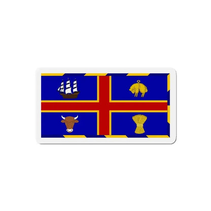 Armorial Flag of the City of Adelaide Australia - Refrigerator Magnet - The Sticker Space