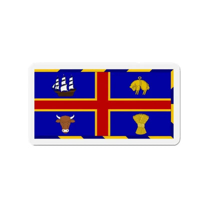 Armorial Flag of the City of Adelaide Australia - Refrigerator Magnet - The Sticker Space