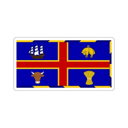 Armorial Flag of the City of Adelaide Australia STICKER Vinyl Die-Cut Decal - The Sticker Space