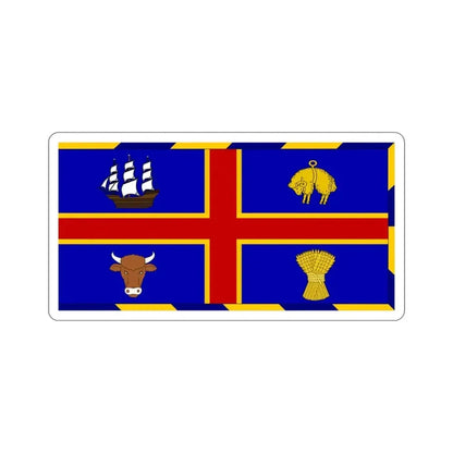 Armorial Flag of the City of Adelaide Australia STICKER Vinyl Die-Cut Decal - The Sticker Space