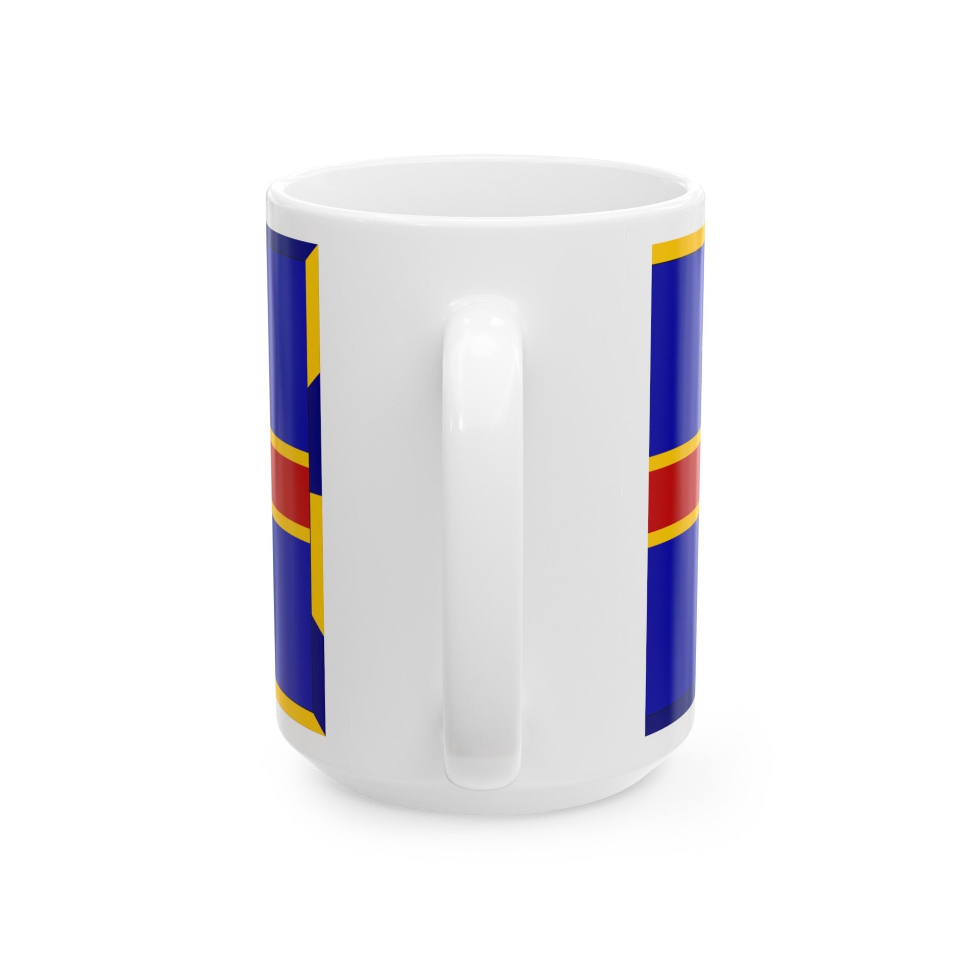 Armorial Flag of the City of Adelaide Australia - White Coffee Mug-The Sticker Space