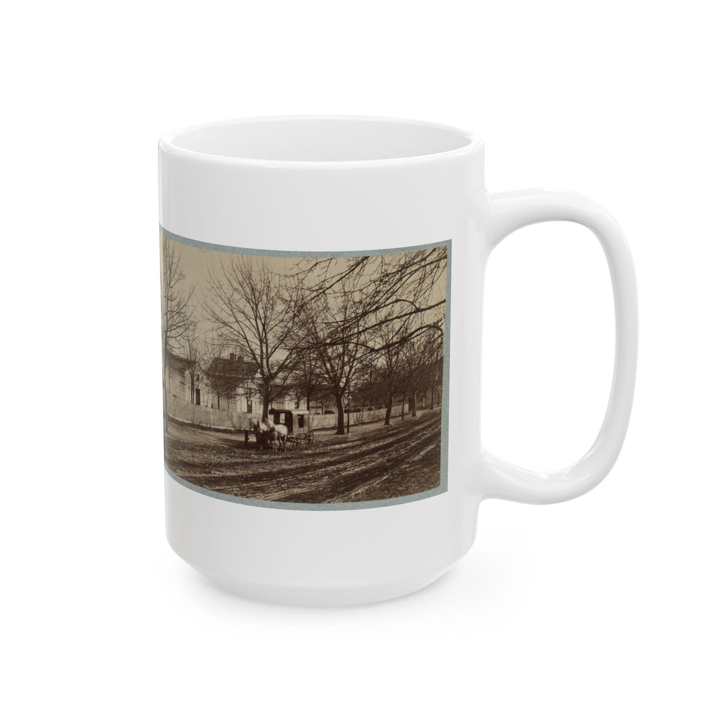 Armory Square Hospital, Washington, D.C. 001 (U.S. Civil War) White Coffee Mug