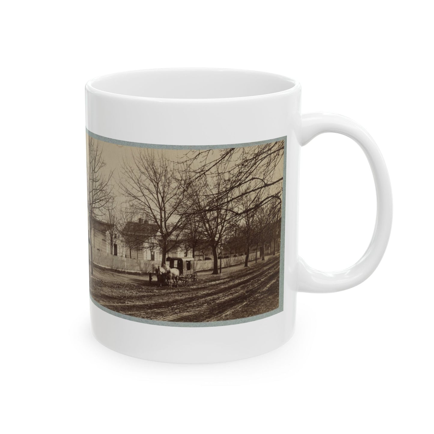 Armory Square Hospital, Washington, D.C. 001 (U.S. Civil War) White Coffee Mug