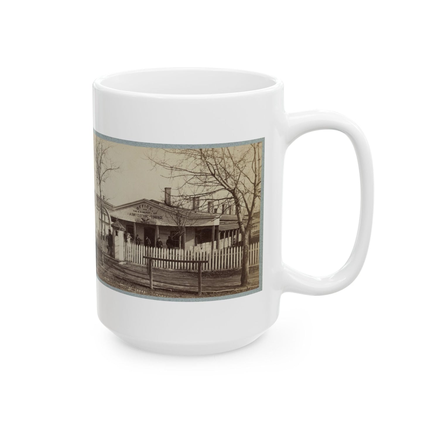 Armory Square Hospital, Washington, D.C. 002 (U.S. Civil War) White Coffee Mug