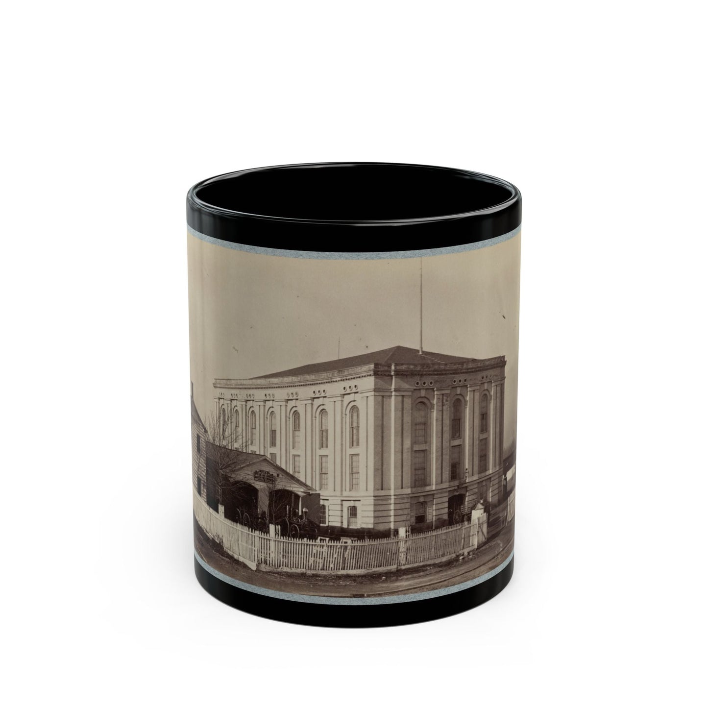 Armory Square Hospital, Washington, D.C. 004 (U.S. Civil War) Black Coffee Mug