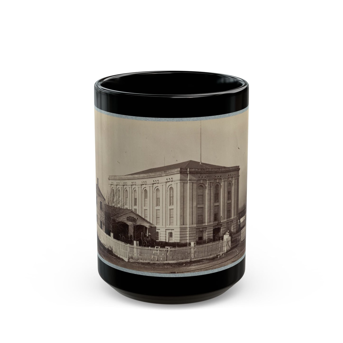 Armory Square Hospital, Washington, D.C. 004 (U.S. Civil War) Black Coffee Mug