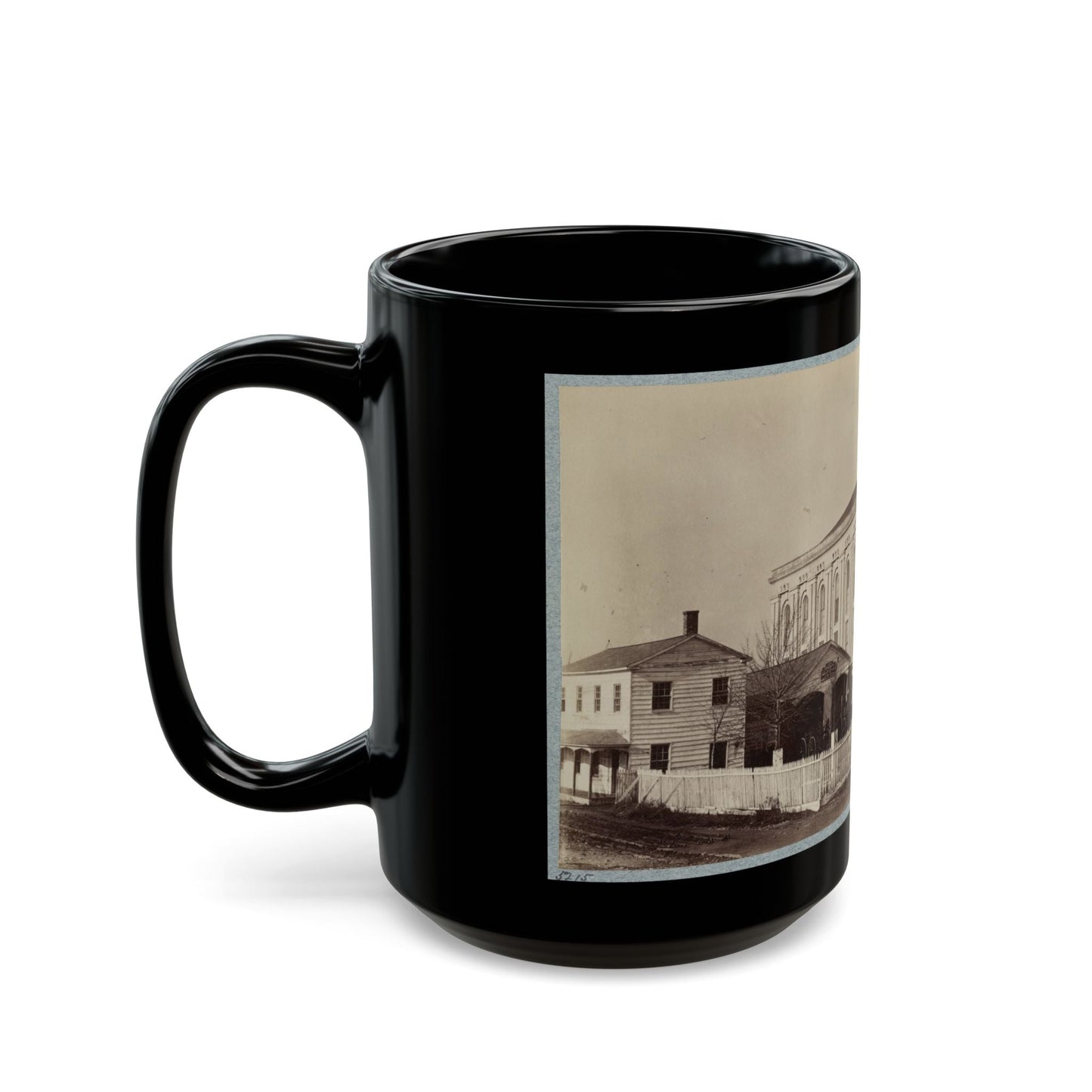 Armory Square Hospital, Washington, D.C. 004 (U.S. Civil War) Black Coffee Mug