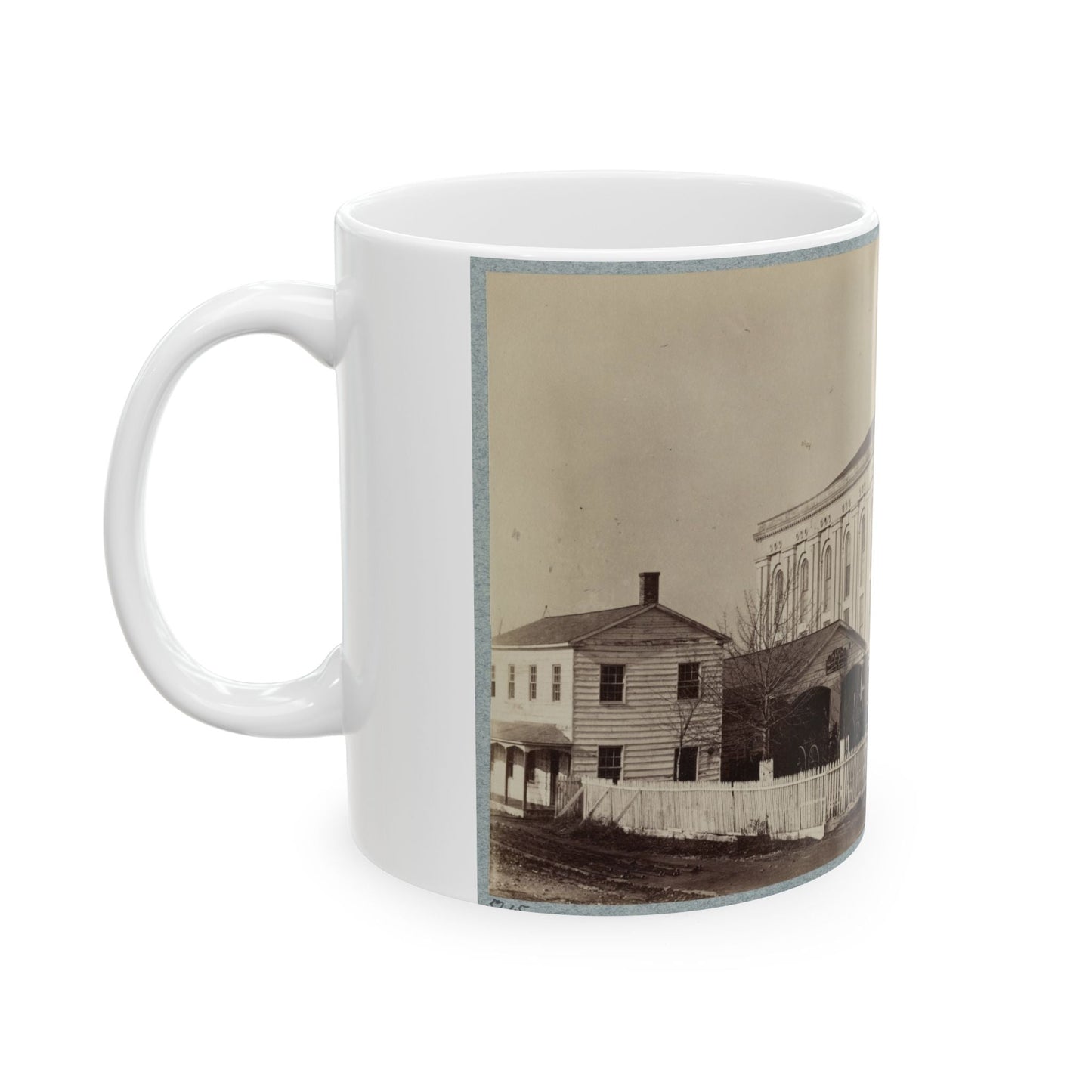 Armory Square Hospital, Washington, D.C. 004 (U.S. Civil War) White Coffee Mug