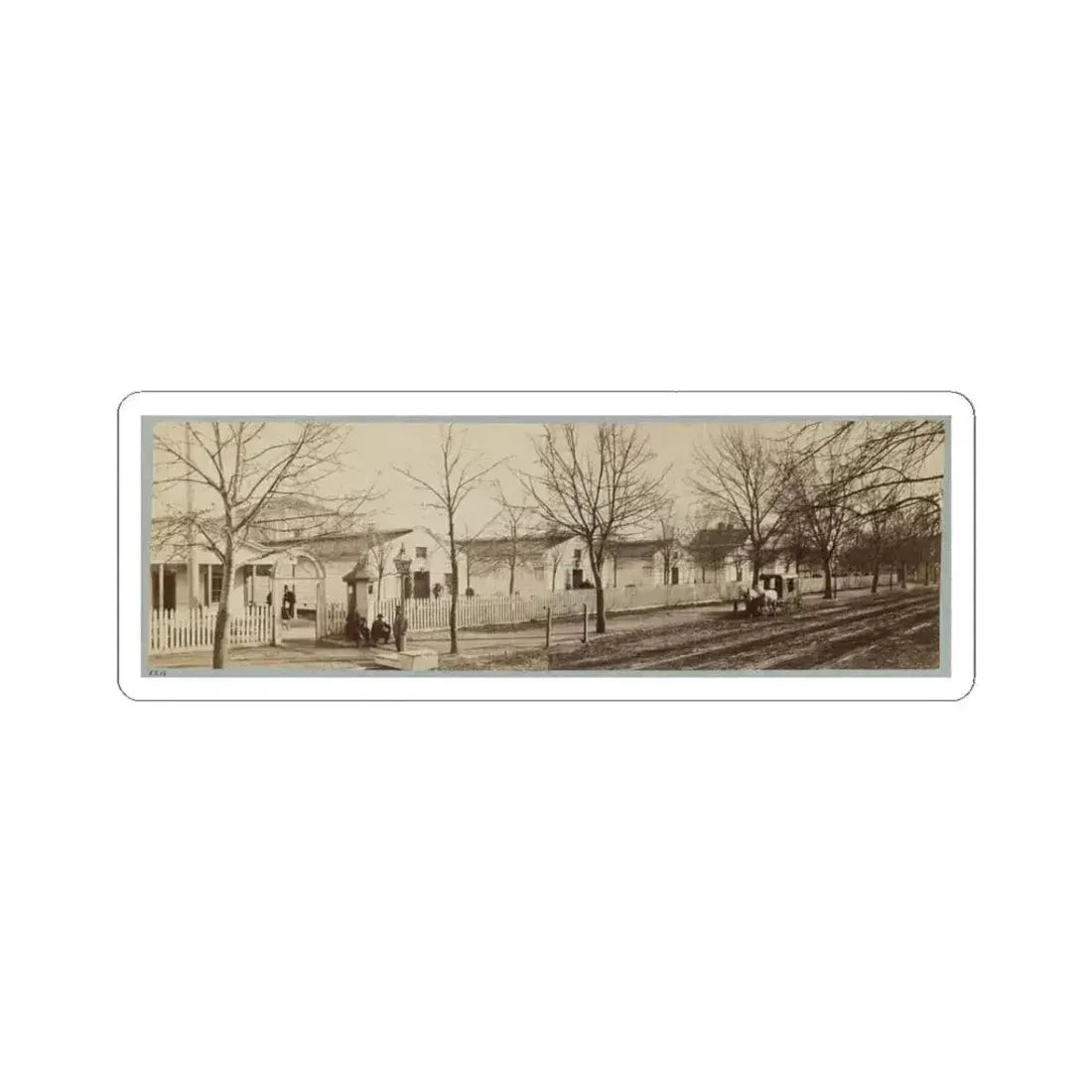 Armory Square Hospital, Washington, D.C. 001 (U.S. Civil War) STICKER Vinyl Kiss-Cut Decal 3 Inch White - The Sticker Space