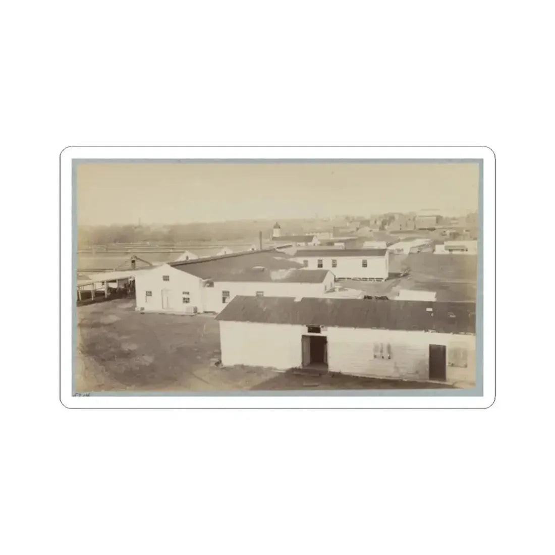 Armory Square Hospital, Washington, D.C. 003 (U.S. Civil War) STICKER Vinyl Kiss-Cut Decal 2 Inch White - The Sticker Space