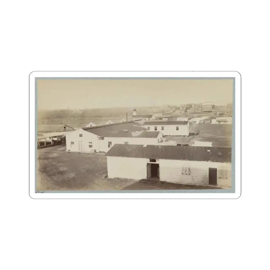 Armory Square Hospital, Washington, D.C. 003 (U.S. Civil War) STICKER Vinyl Kiss-Cut Decal 3 Inch White - The Sticker Space