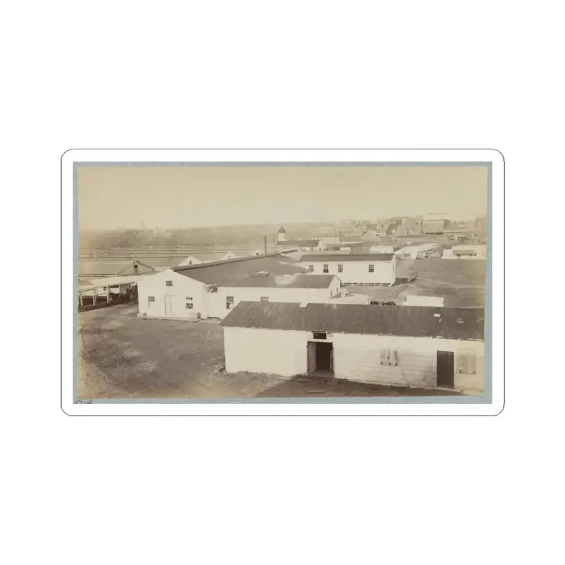 Armory Square Hospital, Washington, D.C. 003 (U.S. Civil War) STICKER Vinyl Kiss-Cut Decal 6 Inch White - The Sticker Space