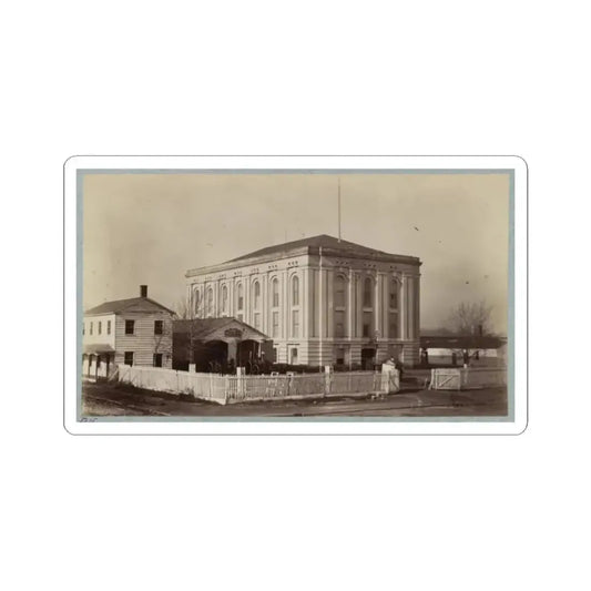 Armory Square Hospital, Washington, D.C. 004 (U.S. Civil War) STICKER Vinyl Kiss-Cut Decal 2 Inch White - The Sticker Space