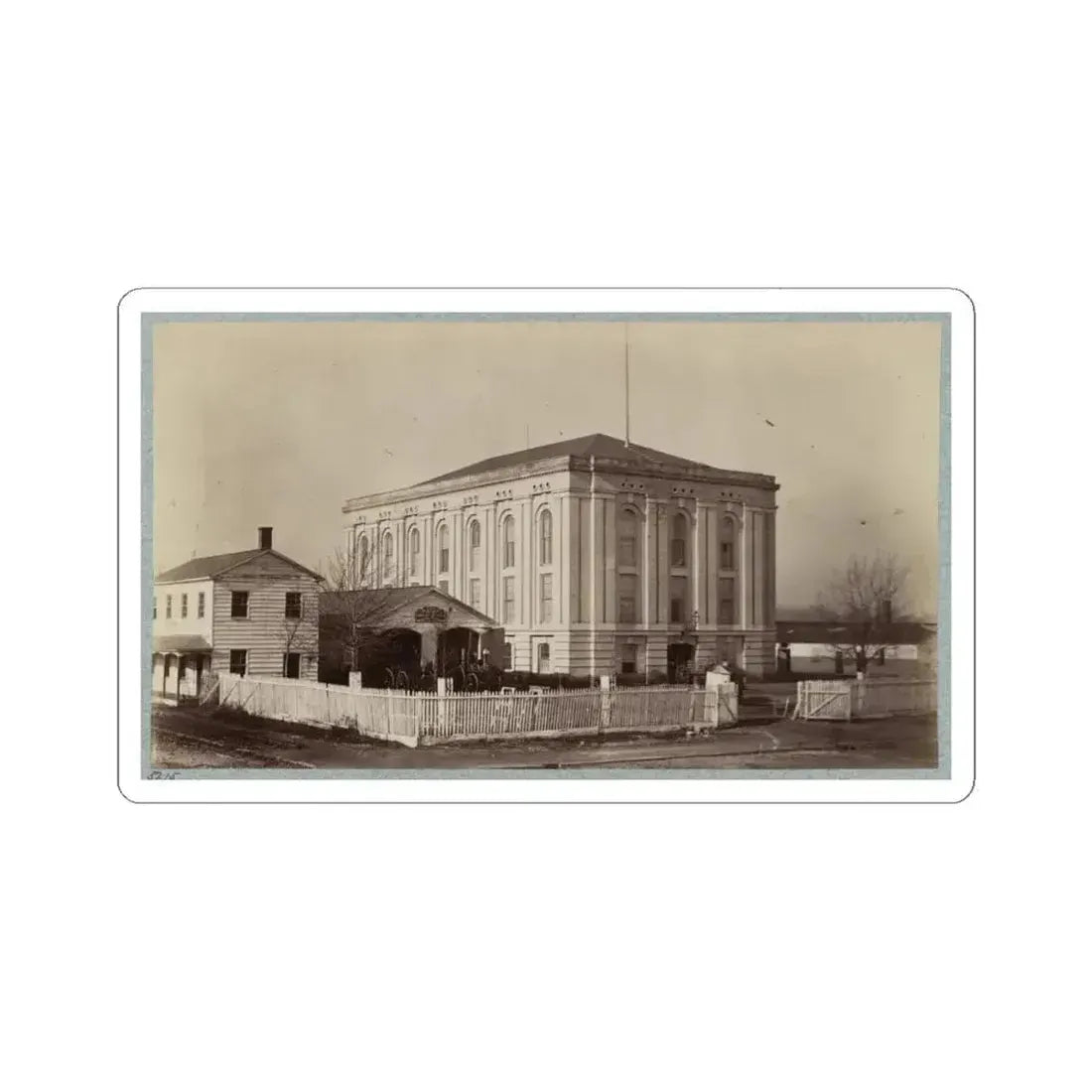 Armory Square Hospital, Washington, D.C. 004 (U.S. Civil War) STICKER Vinyl Kiss-Cut Decal 6 Inch White - The Sticker Space