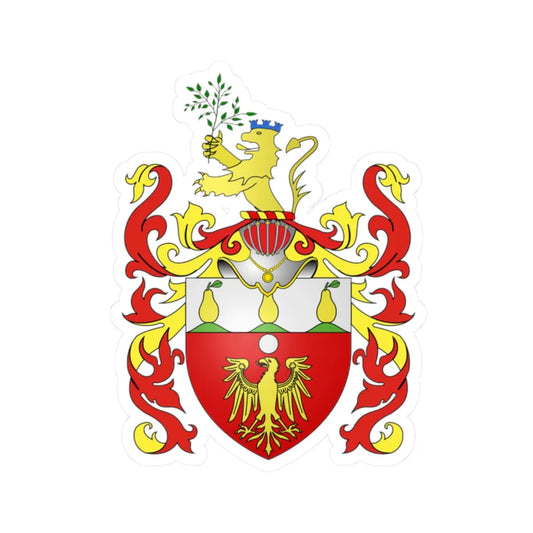 Arms Aguilar (United Kingdom) (Coat of Arms) STICKER Vinyl Kiss-Cut Decal 2 Inch White - The Sticker Space