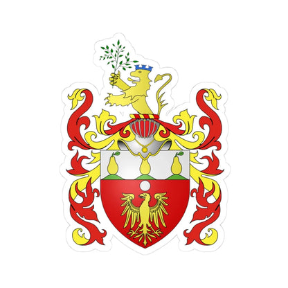 Arms Aguilar (United Kingdom) (Coat of Arms) STICKER Vinyl Kiss-Cut Decal 3 Inch White - The Sticker Space