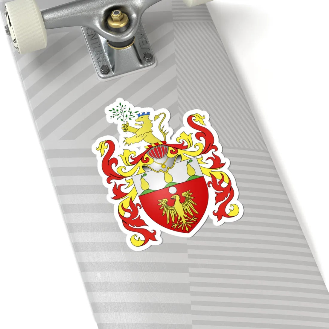 Arms Aguilar (United Kingdom) (Coat of Arms) STICKER Vinyl Kiss-Cut Decal - The Sticker Space