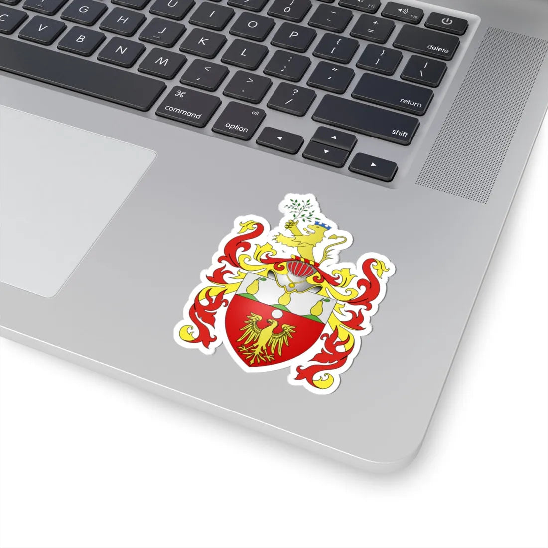 Arms Aguilar (United Kingdom) (Coat of Arms) STICKER Vinyl Kiss-Cut Decal - The Sticker Space