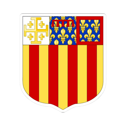 Arms Aix-en-Provence (Spain) (Coat of Arms) STICKER Vinyl Kiss-Cut Decal 3 Inch White - The Sticker Space