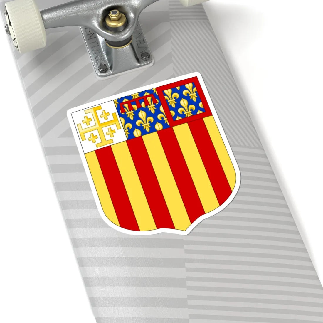 Arms Aix-en-Provence (Spain) (Coat of Arms) STICKER Vinyl Kiss-Cut Decal - The Sticker Space