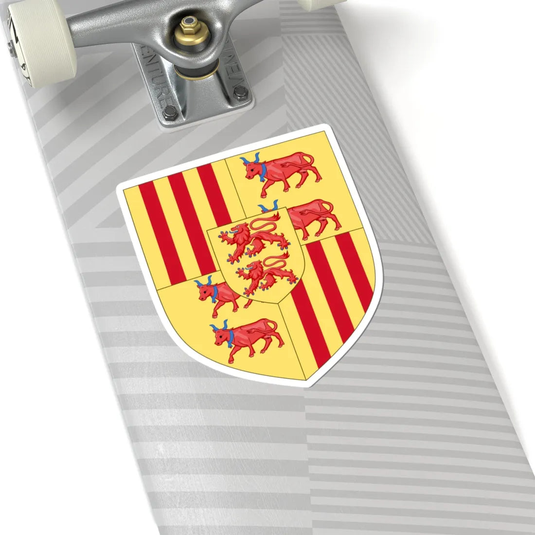 Arms Foix-Bearn-Bigorre (Spain) (Coat of Arms) STICKER Vinyl Kiss-Cut Decal - The Sticker Space