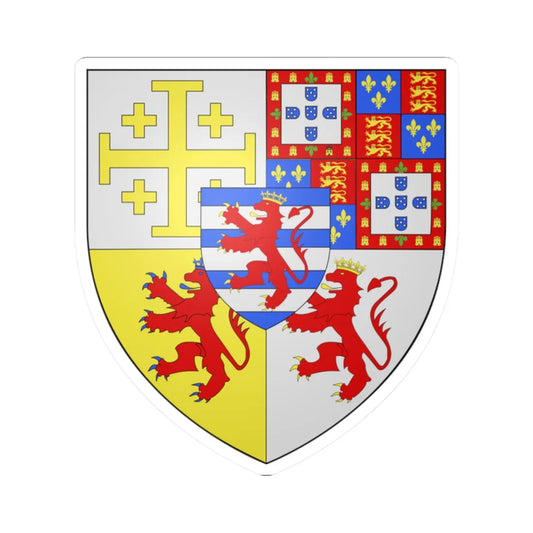 Arms joao coimbra (Portugal) (Coat of Arms) STICKER Vinyl Kiss-Cut Decal 2 Inch White - The Sticker Space