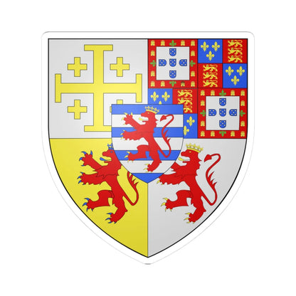 Arms joao coimbra (Portugal) (Coat of Arms) STICKER Vinyl Kiss-Cut Decal 3 Inch White - The Sticker Space