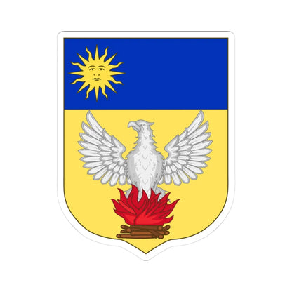 Arms Mavrocordato (Algeria) (Coat of Arms) STICKER Vinyl Kiss-Cut Decal 3 Inch White - The Sticker Space