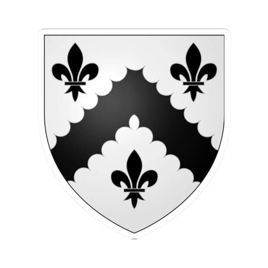 Arms of Affeton (England) (Coat of Arms) STICKER Vinyl Kiss-Cut Decal 2 Inch White - The Sticker Space
