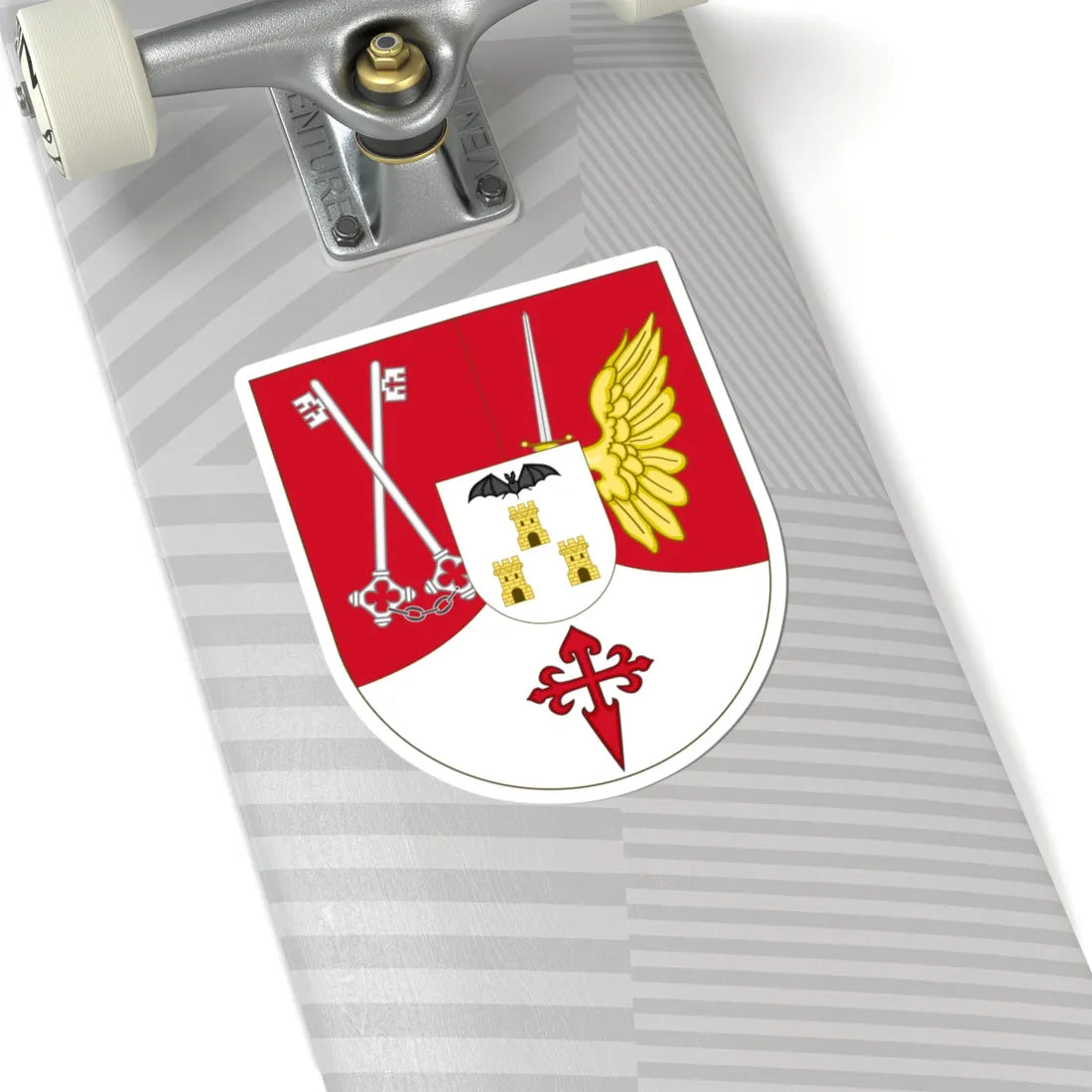 Arms of Albacete Province (Spain) (Coat of Arms) STICKER Vinyl Kiss-Cut Decal - The Sticker Space