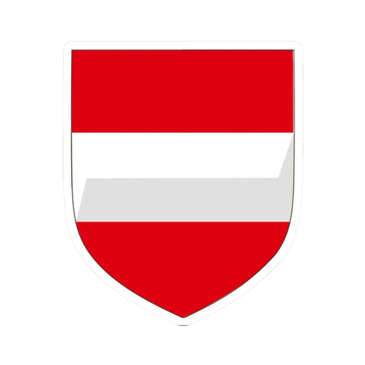 Arms of Albert II and Frederick III of Habsbourg (Austria) (Coat of Arms) STICKER Vinyl Kiss-Cut Decal 2 Inch White - The Sticker Space