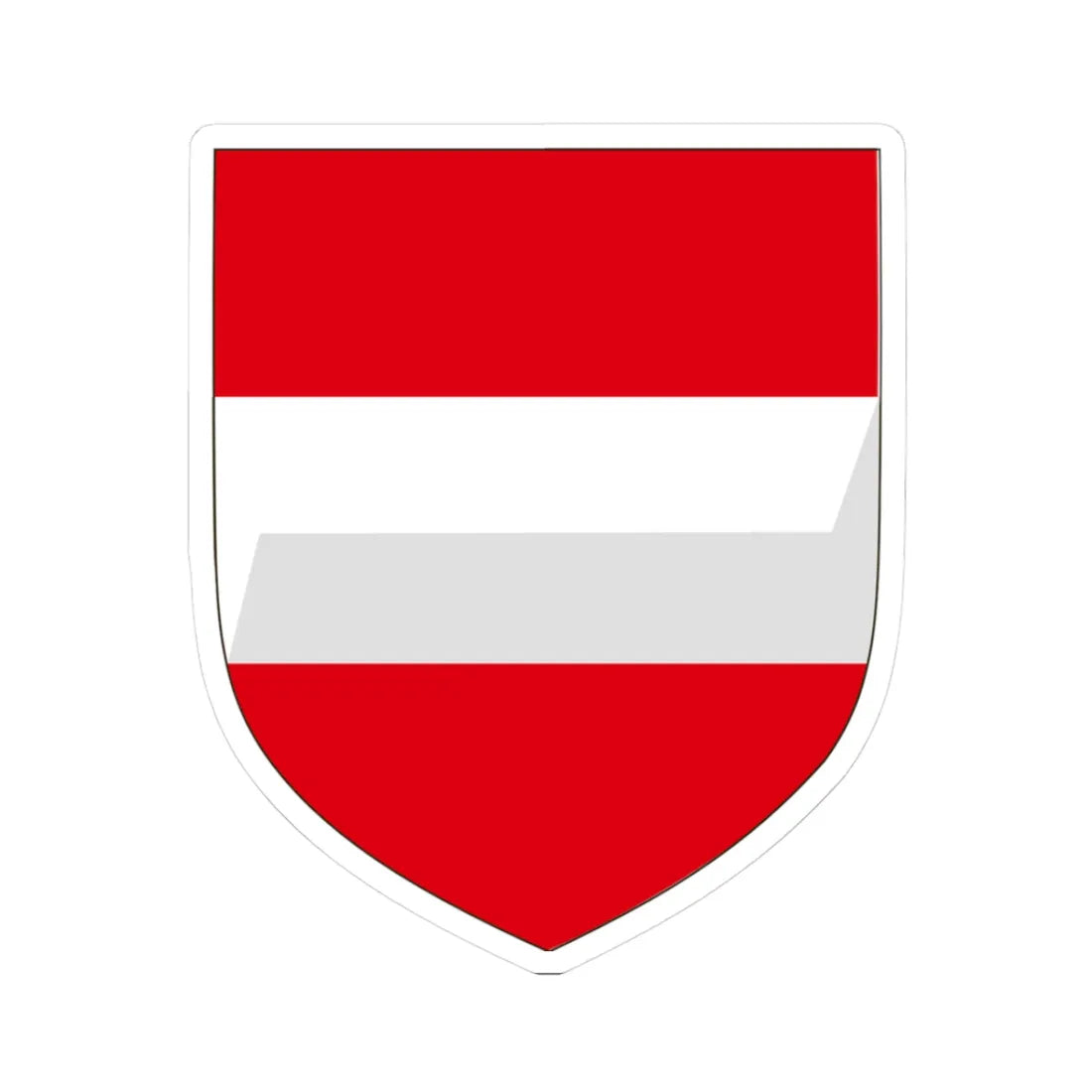 Arms of Albert II and Frederick III of Habsbourg (Austria) (Coat of Arms) STICKER Vinyl Kiss-Cut Decal 3 Inch White - The Sticker Space